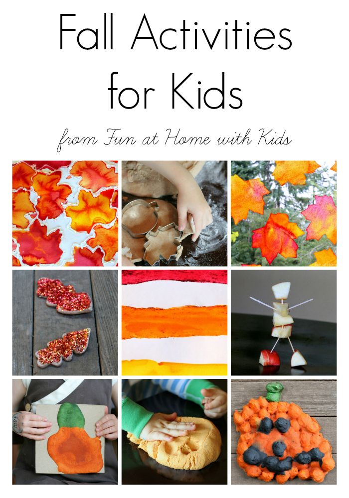 fall activities for kids with pumpkins, leaves and other things to do in the fall