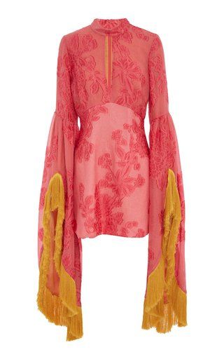 Jacquard Mini Dress, Fest Outfits, Mode Hippie, Fringe Mini Dress, Looks Party, Pink Mini Dresses, Fit Inspo, Moda Operandi, Look Fashion