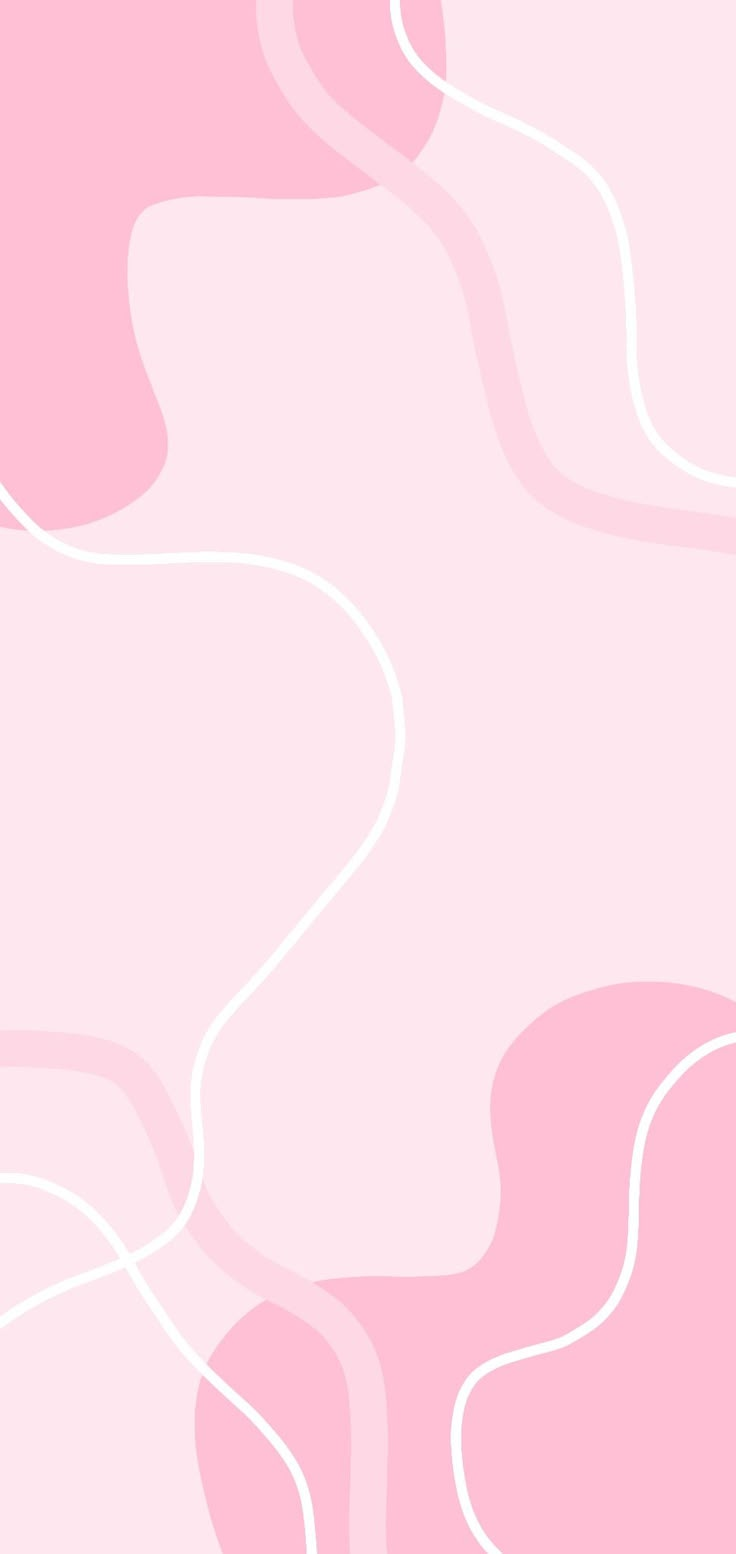 an abstract pink and white background with wavy lines