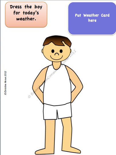 an image of a man with his hands on his hips and the words dress the boy for today's weather