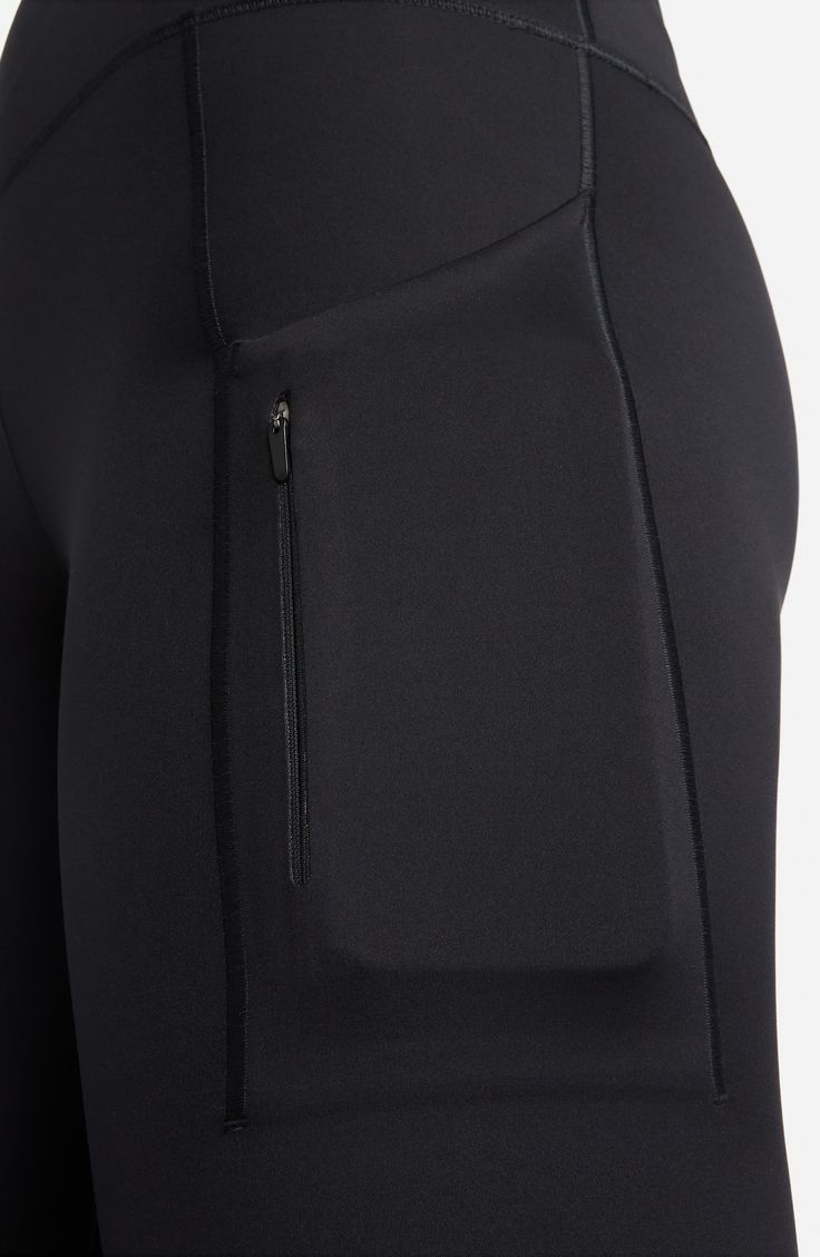 A wide, high waistband provides superior support in second-skin leggings featuring signature Dri-FIT technology and plenty of side pockets for essentials. Side drop-in pockets; zip pocket Dri-FIT moisture-wicking technology 68% nylon, 32% elastane Machine wash, tumble dry Imported Skin Leggings, Women Sports, Sports Wear, Second Skin, Nike Dri Fit, Dri Fit, Moisture Wicking, Zip Pockets, High Waist