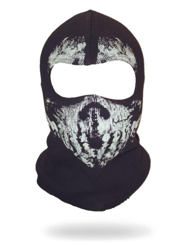 Choose your shield to protect you from the cold winds this winter, we have selected for you something unique, a balaclava black skull that will seduce you with its uniqueness. Ultra-comfortable to wear: no smell or sticky material. Premium clothing: Stretchy and resistant cotton balaclava. Realistic details: precise finishes for high-quality rendering. Ideal for airsoft games, paintball, costume, cosplay... STANDARD SHIPPING OFFERED Black Balaclava For Cold Weather And Winter, Black Balaclava For Cold Winter Weather, Black Warm Hooded Balaclava, Casual Black Balaclava Mask, Halloween Balaclava Mask For Streetwear, Halloween Streetwear Balaclava Mask, Black Fleece-lined Balaclava For Outdoor Activities, Black Windproof Hooded Balaclava, Black Fleece-lined Balaclava For Winter Sports