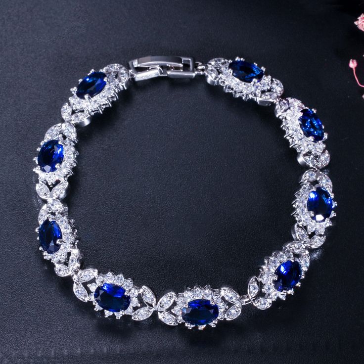 If you re looking for a fine jewelry which looks sepecial, precious stone please consider cubic zirconia in bridal bracelet which suitble for wedding jewelry set/Party Jewelry Debut Birthday, Citrine Bracelet, Anime Jewelry, Prom Ideas, Sapphire Bracelet, Cz Jewelry, Crystal Chain, Bridal Bracelet, Summer Design