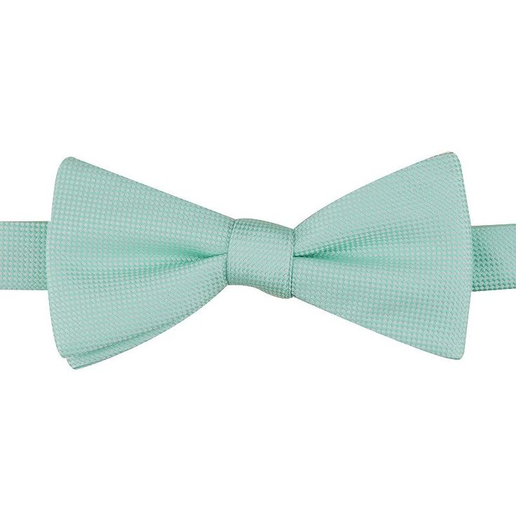 Look your absolute best while wearing this pre-tied bow tie from Bespoke. Look your absolute best while wearing this pre-tied bow tie from Bespoke. Bow-tying made simple. Watch now. Pre-tied design Adjustable strapFABRIC & CARE Polyester Spot clean Imported Size: One Size. Color: Lt Green. Gender: male. Age Group: adult. Pattern: Solid. Classic Spring Party Bow Tie, Dapper Bow Tie For Business In Summer, Dapper Business Bow Tie For Summer, Adjustable Bow Tie For Spring Party, Spring Bow Ties For Party, Satin Bow Tie For Business In Summer, Summer Formal Pre-tied Bow Tie, Spring Black Tie Event Satin Bow Tie, Spring Black Tie Satin Bow