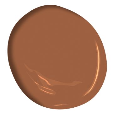 a brown paint color on a white background