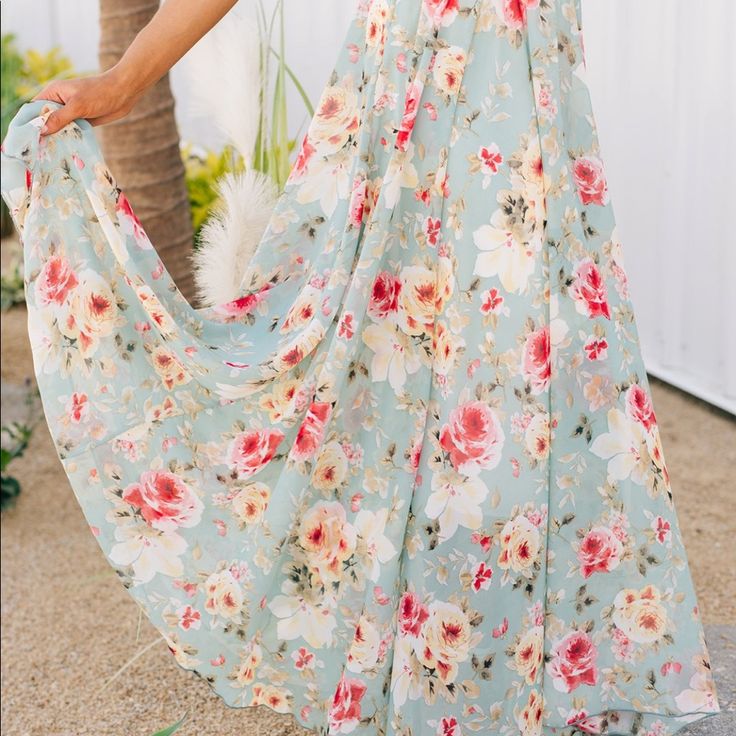 Beautiful Floral Maxi Skirt!!! Colors Are Gorgeous! New With Tags! Never Worn! Size Small But Has Stretchy Waist. Pink Floral Print Maxi Bottoms, Flowy Pink Floral Print Bottoms, Pink Flowy Skirt For Garden Party, Blue Summer Skirt For Garden Party, Blue Skirt For Summer Garden Party, Flowy Blue Feminine Skirt, Pink Floral Print Summer Maxi Skirt, Feminine Blue Summer Skirt, Feminine Blue Skirt For Summer