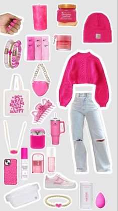 Pink Preppy Outfit, Preppy Outfits Aesthetic, Hot Pink Outfit, Preppy Winter Outfits, Cute Middle School Outfits, Preppy Outfits For School, Fall Pink, Preppy Inspiration, Pink Preppy