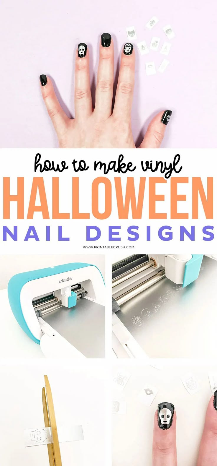 how to make any halloween nail design