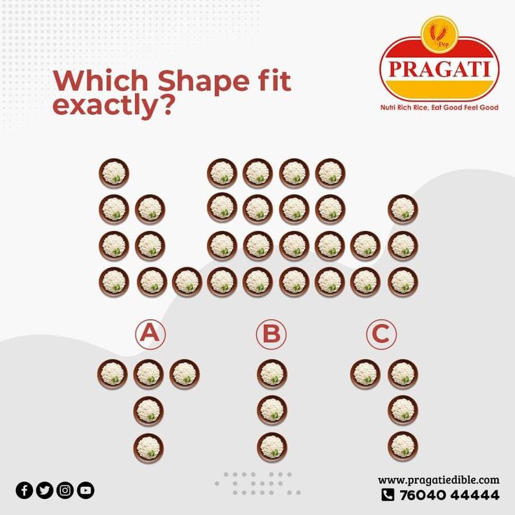 an advertisement for pragat which shape fit exactly?, with the letters and numbers in