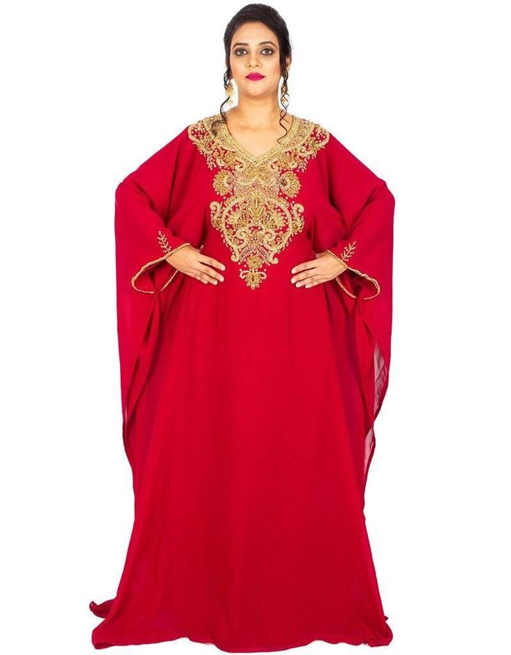 ❤Inshallah❤️ Modest A-line embroidered farasha dress Red 👗 Buy latest Kaftan which are made up from best quality fabrics with latest styles from our large collections at https://bit.ly/3eafqPe Shop Now : https://bit.ly/3vAsC9k Buy online @ $66 #fancykaftandress #indiankaftandress #kaftanabayadress #kaftandressdubai #kaftandressesindia #arabicattire #caftan Luxury Red Maxi-length Kaftan, Luxury Red Kaftan With Dabka Work, Luxury Red Kaftan For Festive Occasions, Luxury Red Women's Thobe, Kids Kaftan, Maternity Lounge Wear, Kaftan Maxi Dress, Net Lehenga, Belt Gold