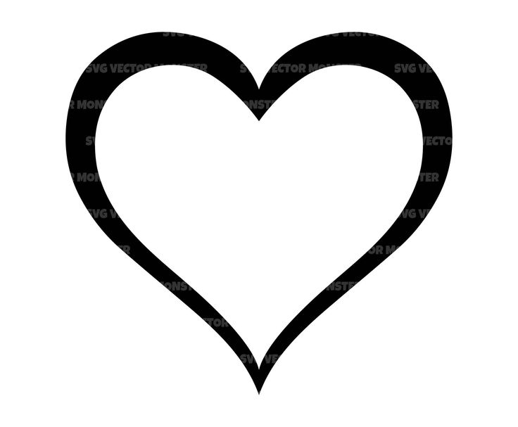 a black and white heart shape with the word love in it's bottom corner