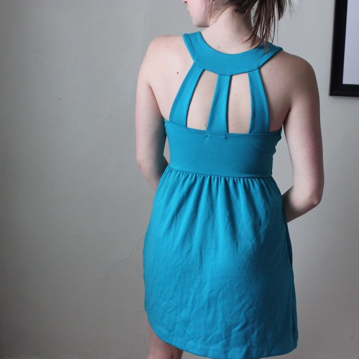 Teal Sundress With Pockets And Zipper Closure. Great Dress For Summer! Fits Up To 38" Chest, 30" Waist Bin A Chic Stretch Dresses From Urban Outfitters, Chic Stretch Dresses By Urban Outfitters, Blue Spring Dresses With Back Zipper, Spring Blue Dresses With Back Zipper, Casual Blue Dress With Back Zipper, Blue Mini Dress With Back Zipper For Summer, Sleeveless Blue Dress With Keyhole Back, Blue Summer Mini Dress With Back Zipper, Sleeveless Stretch Dresses By Urban Outfitters