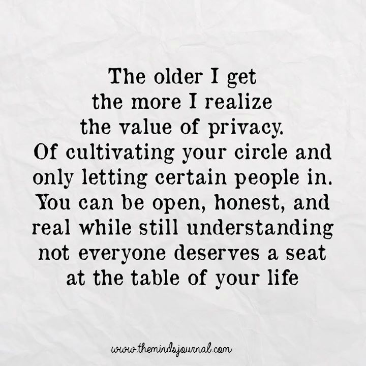 a piece of paper that has some type of text on it with the words,'the older i get the more i really