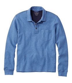 #LLBean: Men's Washed Cotton Double-Knit Polo, Long-Sleeve Mens Items, Men's Shirts, Double Knitting, Knit Cotton, Ll Bean, Shirt Sale, Mens Polo Shirts, L L Bean, Polo Shirts