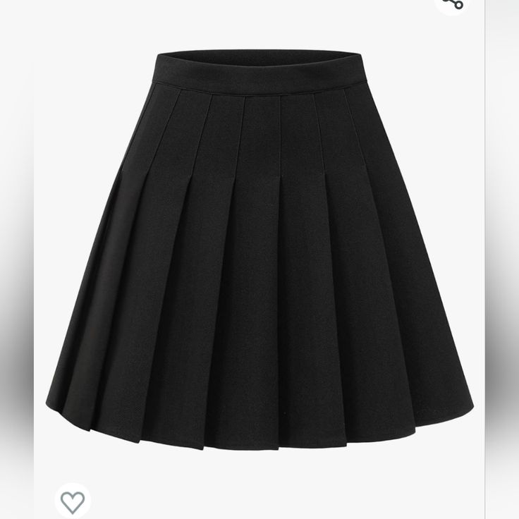 My Daughter Bought Herself A Skirt On Amazon And Forgot To Change The Size From Xl To Xs. Not My Style. It Has Not Been Worn Or Washed. Amazon Skirts, Brown Pleated Skirt, High Waisted Black Skirt, Black Tennis Skirt, Short Black Skirt, Pleated Skirt Short, School Skirt, Ghost Costume, Flared Mini Skirt