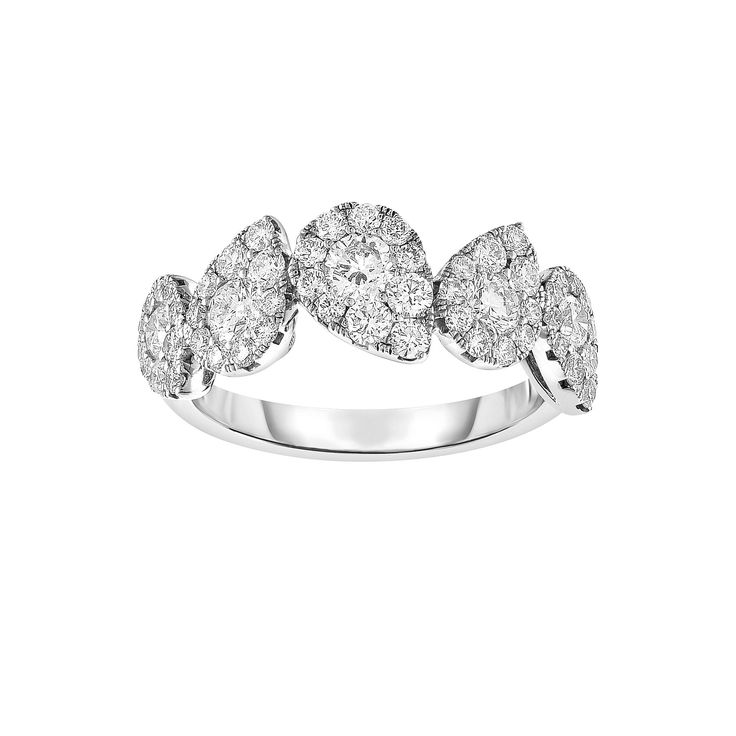 Featuring a pear composite design adorned with sparkling diamonds, this 14k white gold ring is sure to turn heads. Featuring a pear composite design adorned with sparkling diamonds, this 14k white gold ring is sure to turn heads. Size 7 Metal: 14k white gold Packaging: boxed Plating: rhodium Width: 2.3 mm Finish: polishedDIAMOND DETAILS Total weight: 1 ct. Color grade: H-I Clarity: I3 Shape: round Setting: micro pave Gemstones may have been treated to enhance their appearance. Special care may b Pear-shaped Single Cut Diamond Ring In Diamond White, White Pear-shaped Ring With Single Cut Diamonds, Pear-shaped White Gold Diamond Ring, Pear-shaped Diamond Ring With Single Cut Diamonds, Pear-shaped Diamond Ring With Pave Setting, Fine Jewelry White Pear-shaped Diamond Ring, White Pear-shaped Diamond Ring In Fine Jewelry Style, Platinum Diamond Ring With Pear-shaped Accents, White Pear-shaped Diamond Ring Fine Jewelry