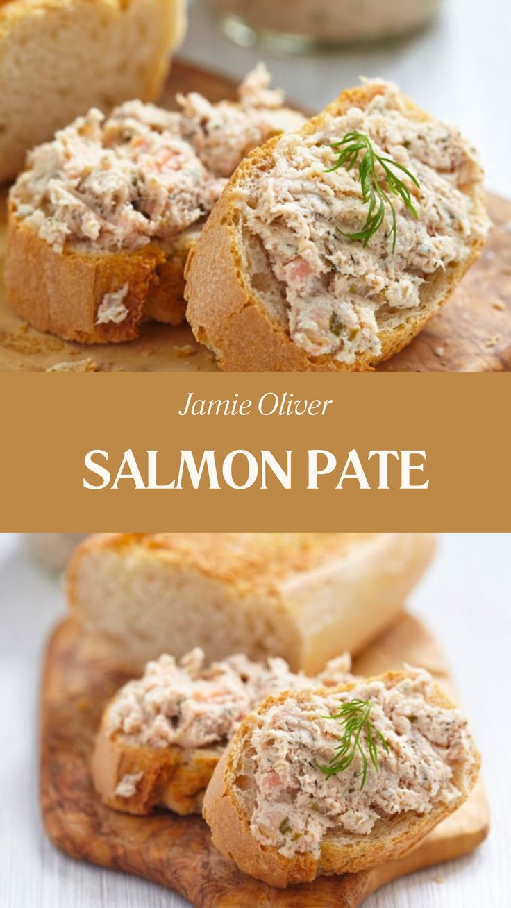 Jamie Oliver Salmon Pate Salmon With Feta Cheese, Creamed Salmon On Toast, Smoked Salmon Pate Recipe, Salmon Starter Recipes, Recipes With Smoked Salmon, Salmon Pastry, Salmon Pate Recipe, Jamie Oliver Salmon, Savory Cheesecakes