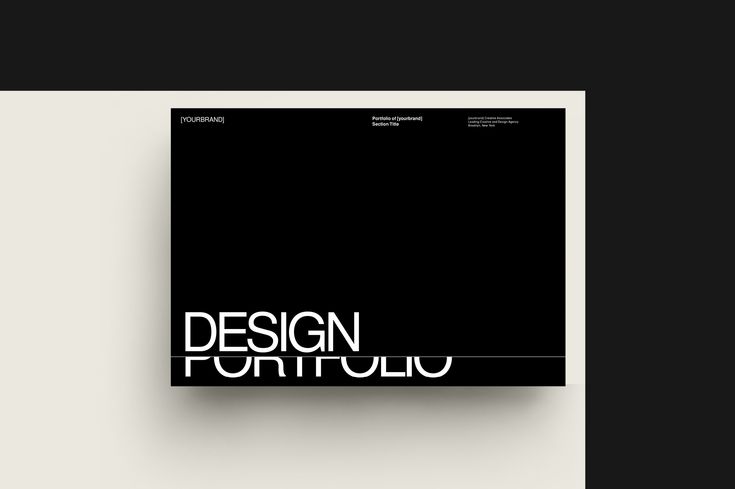 a black and white brochure with the words design forttuu on it