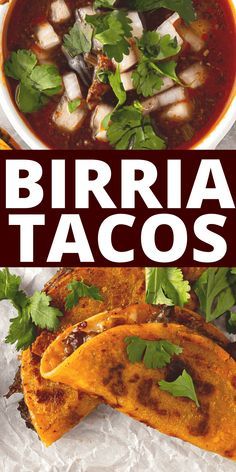 the cover of birria tacos