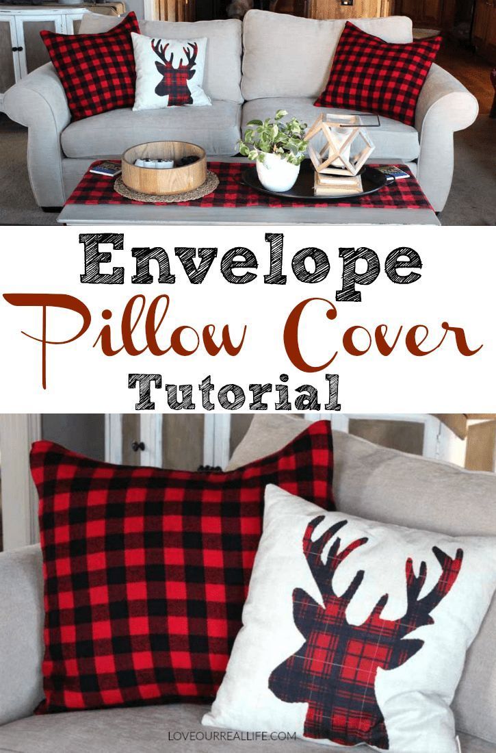 this is an easy to make pillow cover for the couch