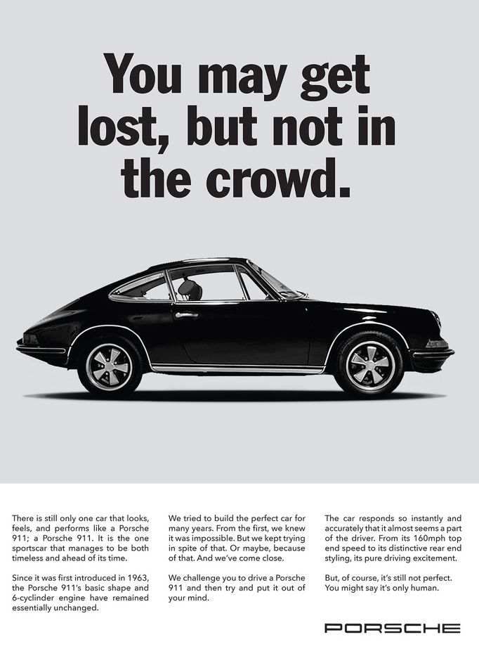 an advertisement for the porsche sports car, which has been designed to look like it is in