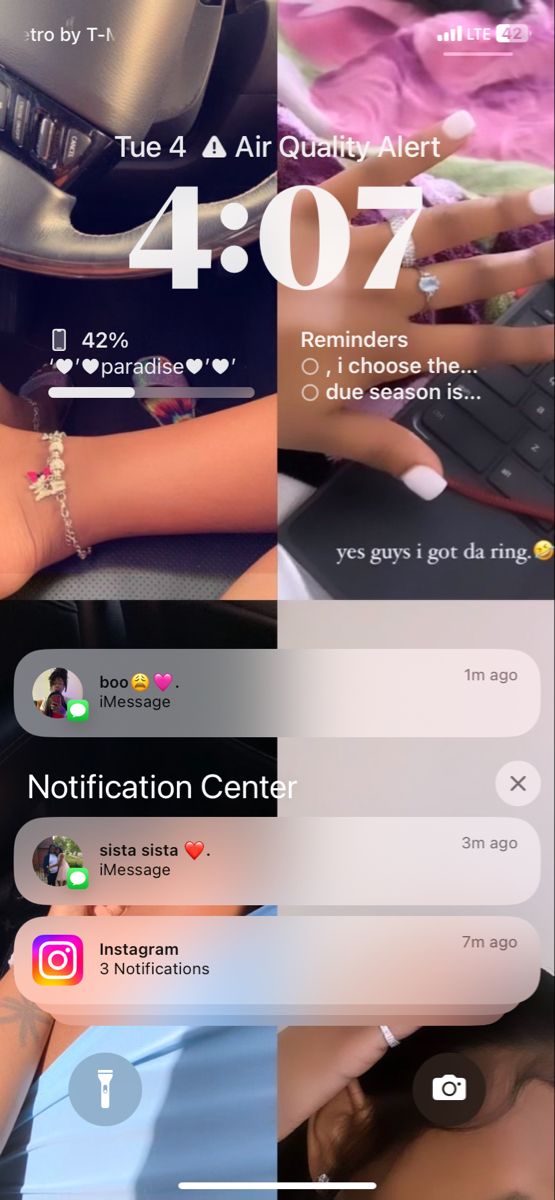 an iphone screen showing the notifications for someone on their cell phone and how to use them