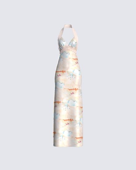 Sandy Tie Dye Print Dress Stargirl Style, Earth Vibes, Paint Clothes, Fits Inspiration, Fasion Outfits, Tropical Dress, Cute Prom Dresses, Dress Aesthetic, Tie Dye Dress