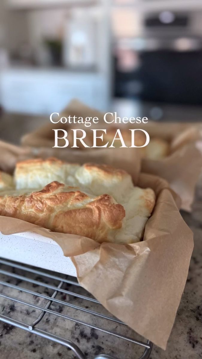 a close up of bread in a basket on a table