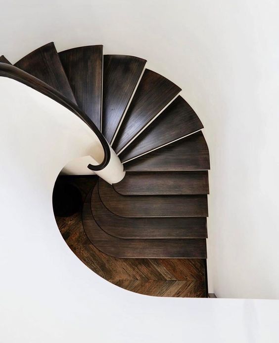 an image of a spiral staircase going up