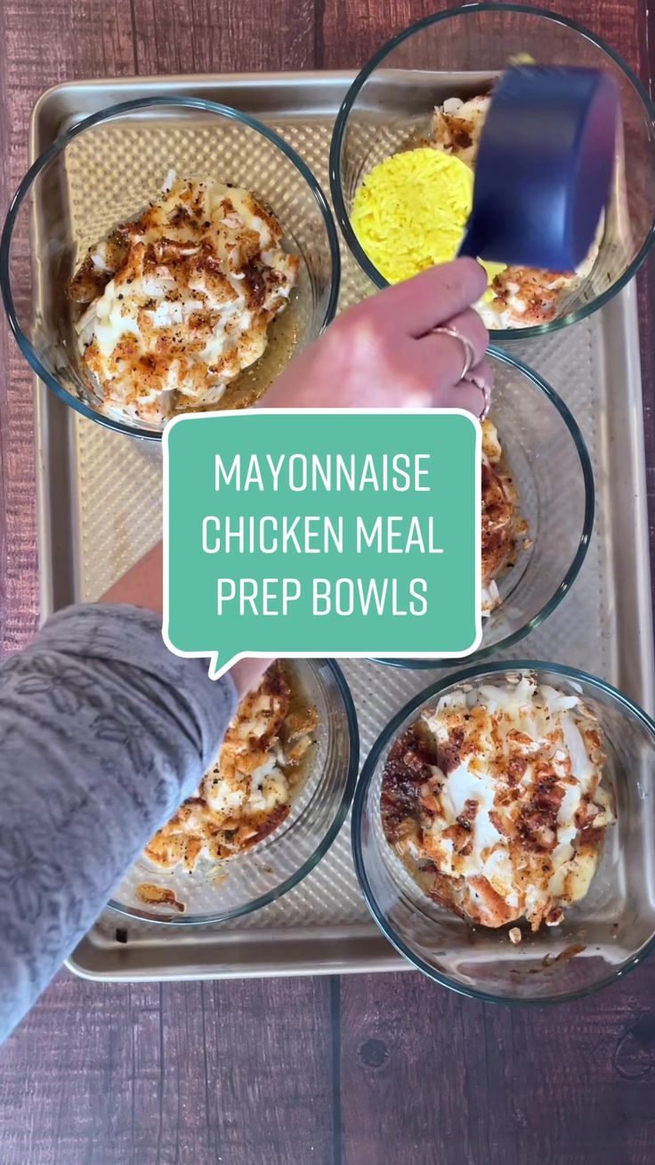 Meal Prep In Bowls, Work Lunch Bowls, Meal Prep Individual Servings, Meal Prep Bowls High Protein, One Bowl Meal Prep, Individual Meal Prep, Meal Prep Single Serve Bowls, Pyrex Meal Prep, Individual Meal Prep Bowls