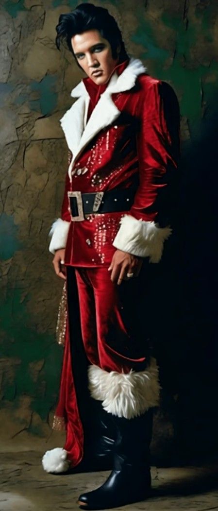 a man in a red and white costume