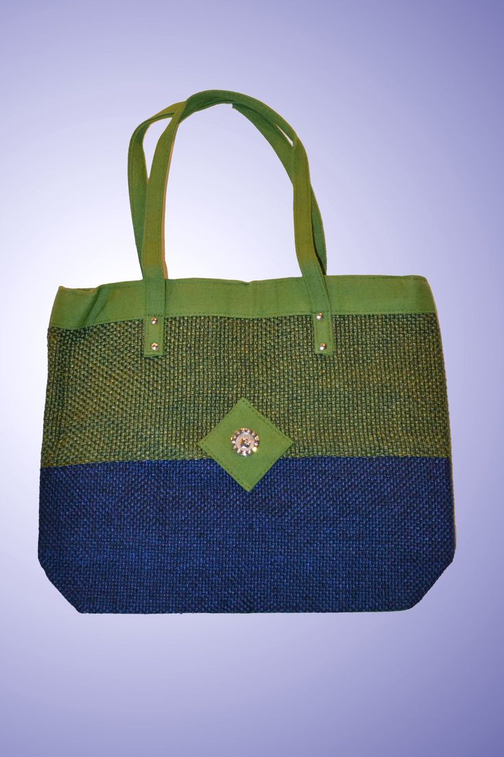 Jute Handbags - My Aashis Blue Large Capacity Lunch Bag As Gift, Blue Large Capacity Lunch Bag For Gift, Large Capacity Blue Lunch Bag For Gift, Rectangular Blue Lunch Bag As Gift, Rectangular Blue Lunch Bag As A Gift, Blue Rectangular Lunch Bag For Daily Use, Rectangular Blue Lunch Bag For Gift, Rectangular Multicolor Lunch Bag As Gift, Blue Rectangular Everyday Lunch Bag