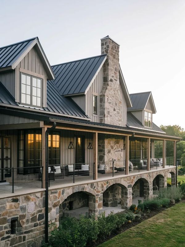 Barndominium Visions Fancy Barndominium, Gothic Barndominium, Barndominium Exterior, Build House, Country Things, House Vibes, Barn Homes, Beautiful Houses, Horse Decor