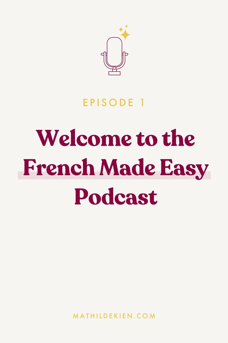 the french made easy episode with text reading welcome to the french made easy