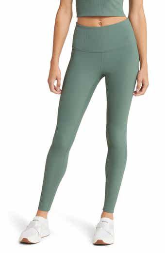 Zella Live In High Waist Leggings | Nordstrom Compression Athleisure Leggings With Comfort Waistband, Athleisure Compression Leggings With Comfort Waistband, Compression Athleisure Leggings With 5-inch Inseam, Athleisure Yoga Leggings With 5-inch Inseam, Fitted Go-dry Athleisure Leggings, Athleisure Leggings For Yoga With 5-inch Inseam, Fitted Leggings With Comfort Waistband For Training, Sporty Elastane Tights For Fall, Compression Full-length Activewear With Comfort Waistband