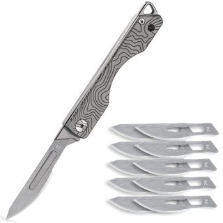 a knife with five blades and four knives