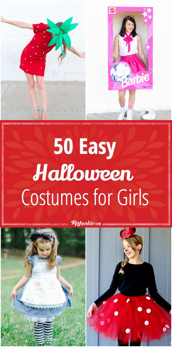 halloween costumes for girls that are easy to make