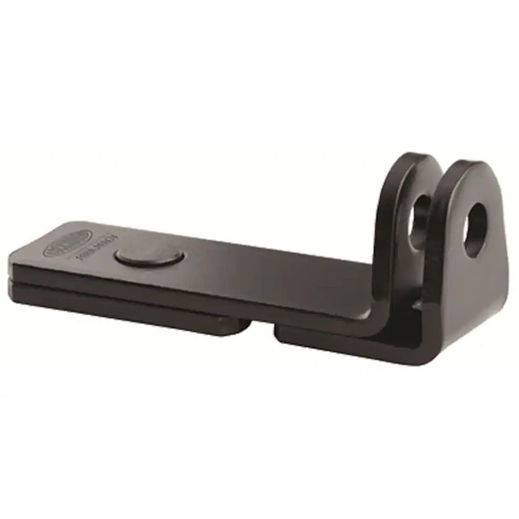 an image of a black camera holder for a cell phone on a white background with clippings