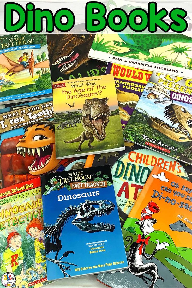 children's books with dinosaurs and dinosaurs on them are the title for this book