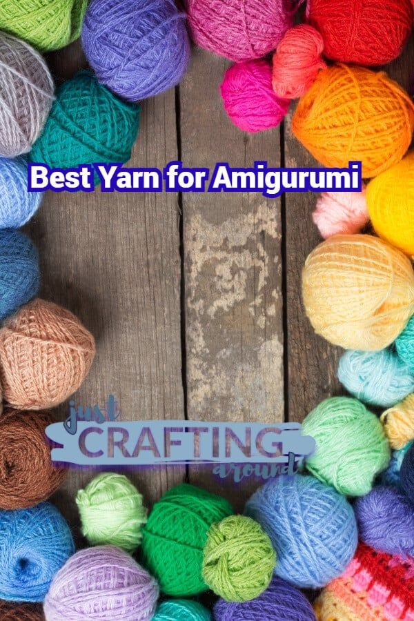 balls of yarn sitting on top of a wooden table with the words best yarn for amigurmi