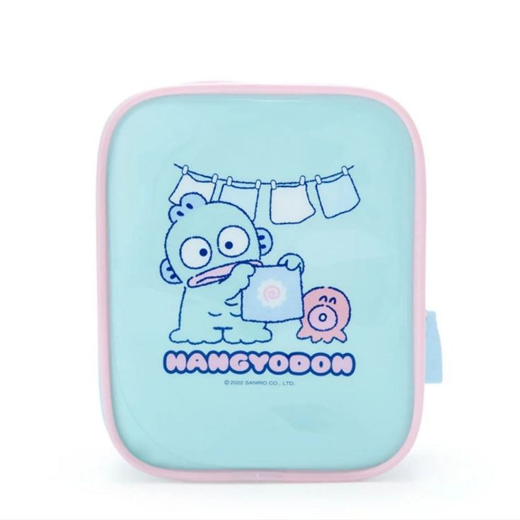 Hangyodon, Sanrio, Pvc Transparent Pouch. 12*8*15 Cm. Sanrio Pouch, Sanrio Hangyodon, Transparent Pouch, Sanrio Bags, Sanrio Bag, Tuxedo Sam, Hello Kitty Purse, Cat Coin Purse, Hello Kitty Bow