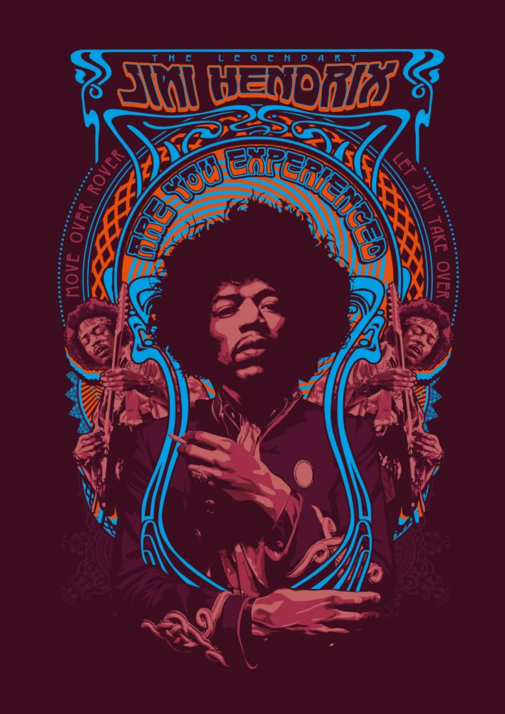 Roctober 2019 Project on Behance Hendrix Poster, Jimi Hendrix Poster, Concert Poster Art, Grunge Posters, Rock Band Posters, Jimi Hendrix Experience, Music Concert Posters, Best Aesthetic, Dorm Art