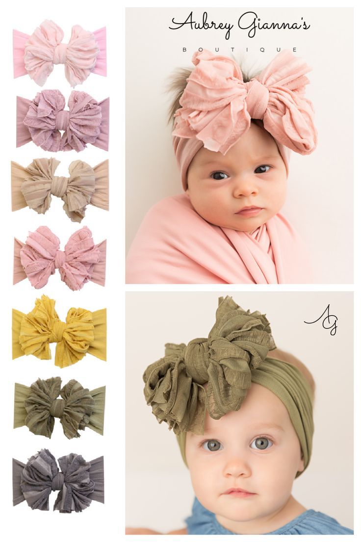 Baby Bows Diy, Diy Baby Bows Headbands, Diy Baby Bows, Diy Fashion No Sew, Baby Hair Bands, Monthly Baby Photos, Toddler Hairstyles Girl, Baby Turban