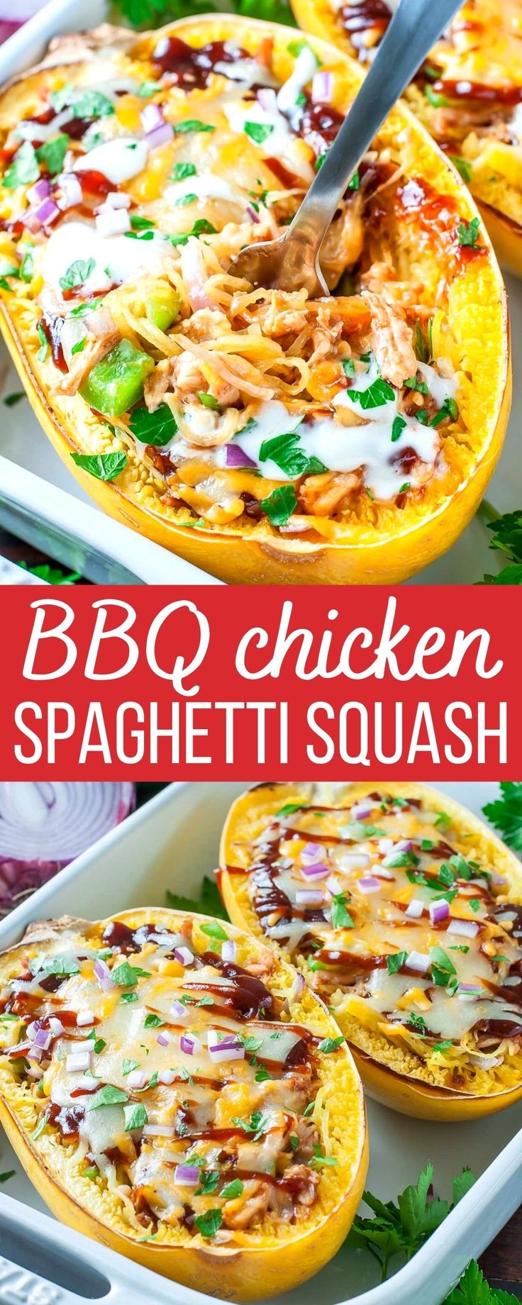 spaghetti squash with barbecue chicken and ranch drizzle Bbq Chicken Spaghetti, Desserts Nutella, Diy Easy Recipes, Chicken Spaghetti Squash, Spaghetti Squash Recipes, Chicken Spaghetti, Low Carb Eating, Keto Foods, Squash Recipes