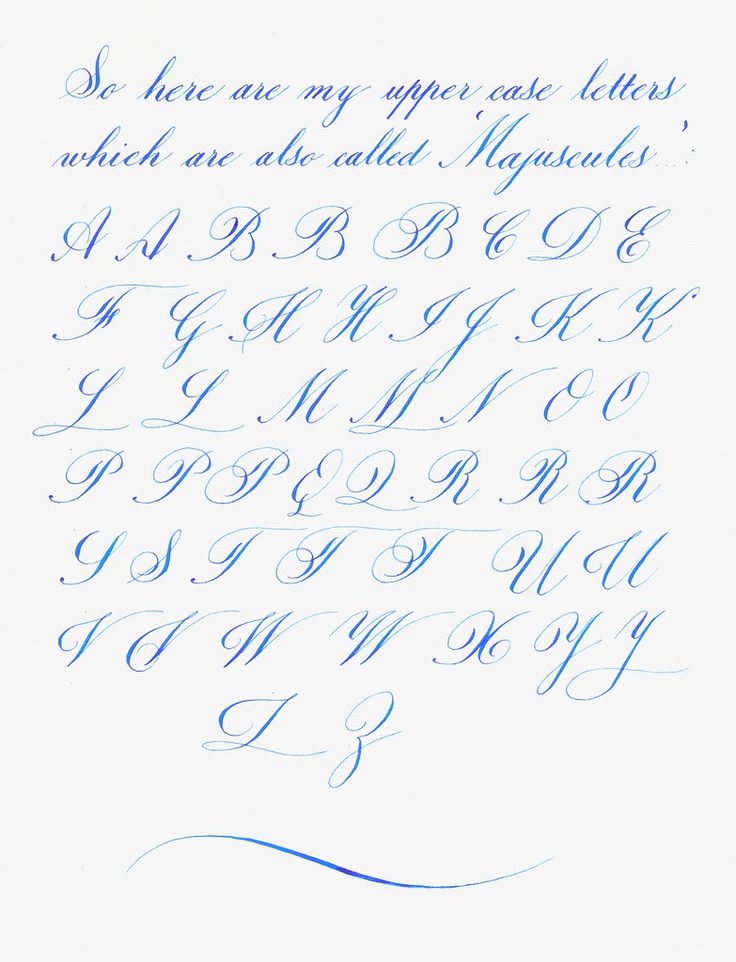 an old fashioned handwritten letter is shown with blue ink on white paper and the letters are