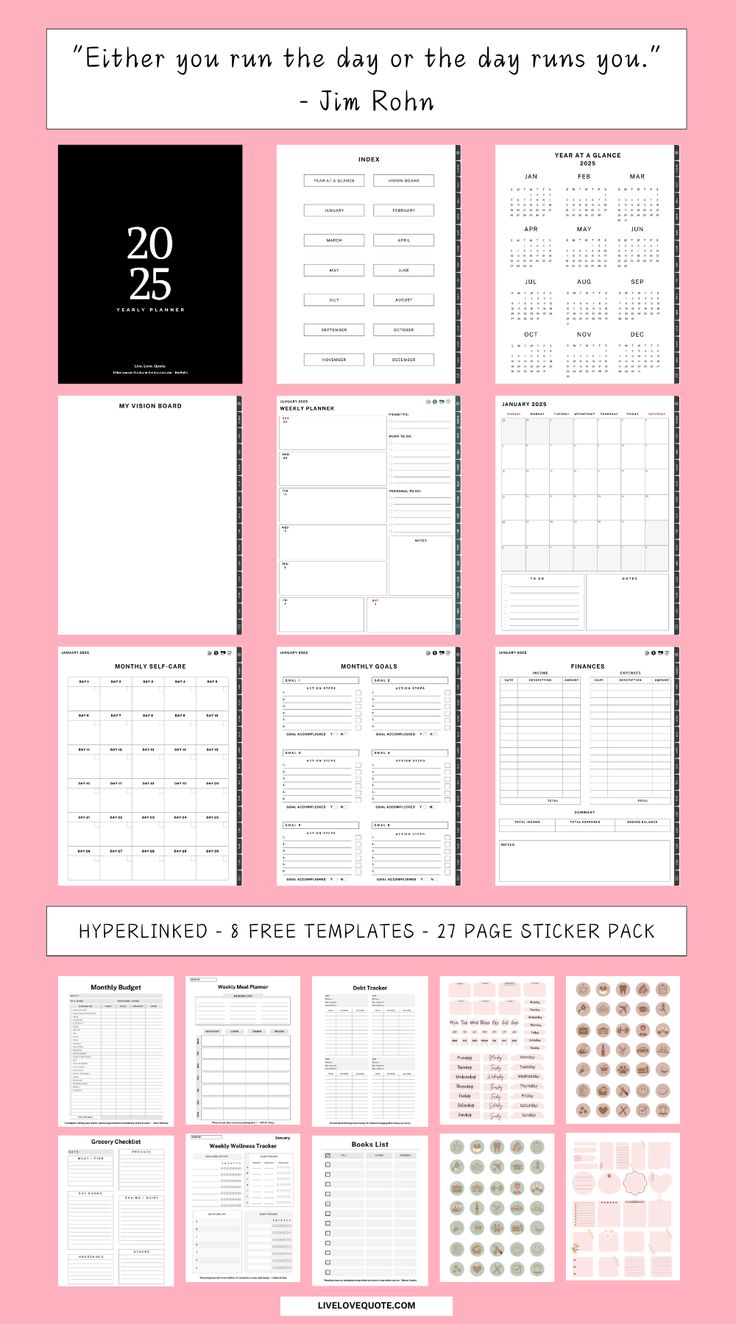 2025 Digital Planner, Digital Planner Goodnotes, Digital Planner, Free Digital Planner Templates Best Digital Planner, Hyperlinked Digital Planner, Free Digital Planner, Goodnotes Digital Planner, Digital Planner Goodnotes, Ultimate Planner, Monthly Budget Template, Finance Tracker, Day Planner Design