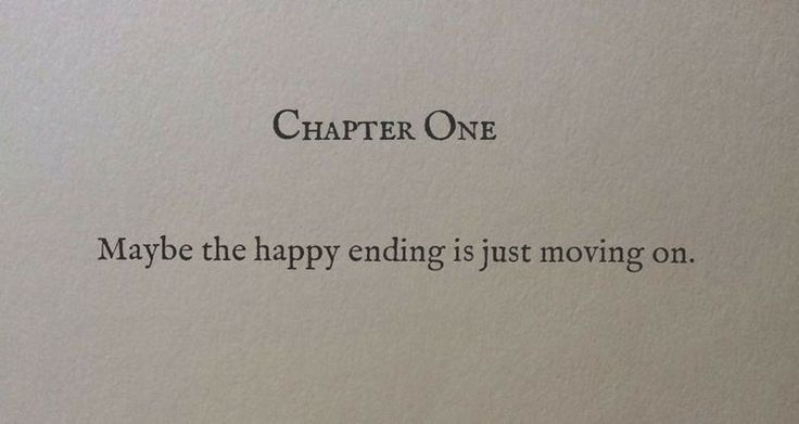 a close up of an open book with the words'harper one maybe the happy ending is just moving on '