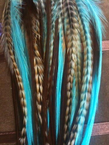 Feathers For Hair, Synthetic Dreads Hairstyles, Two Feathers, Hair Change, Feather Extensions, Feather Hair Extensions, Bead Tips, Micro Beads, Hair Extentions