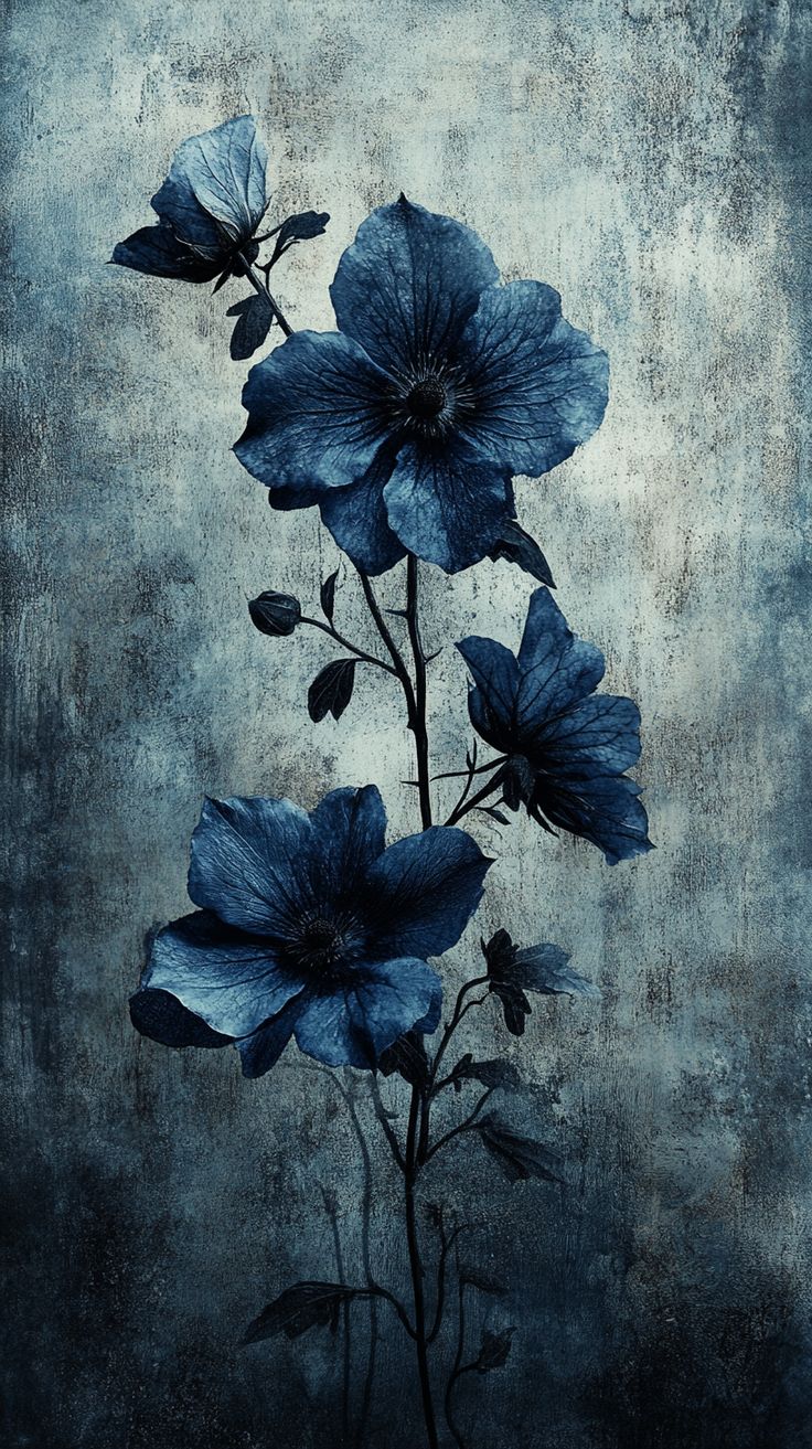 "Gothic Grunge Flower Art with Vintage Indigo & Bronze Touches" Melting Aesthetic, Grunge Flowers, Floral Grunge, Gothic Flowers, Collage Ideas, Gothic Design, Gothic Grunge, Alternative Art, Magical Art