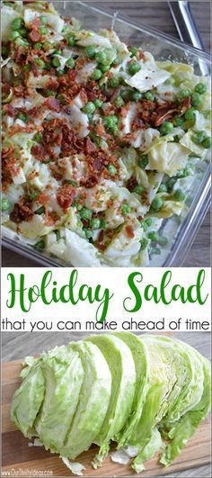 holiday salad that you can make ahead of time is an easy and delicious side dish